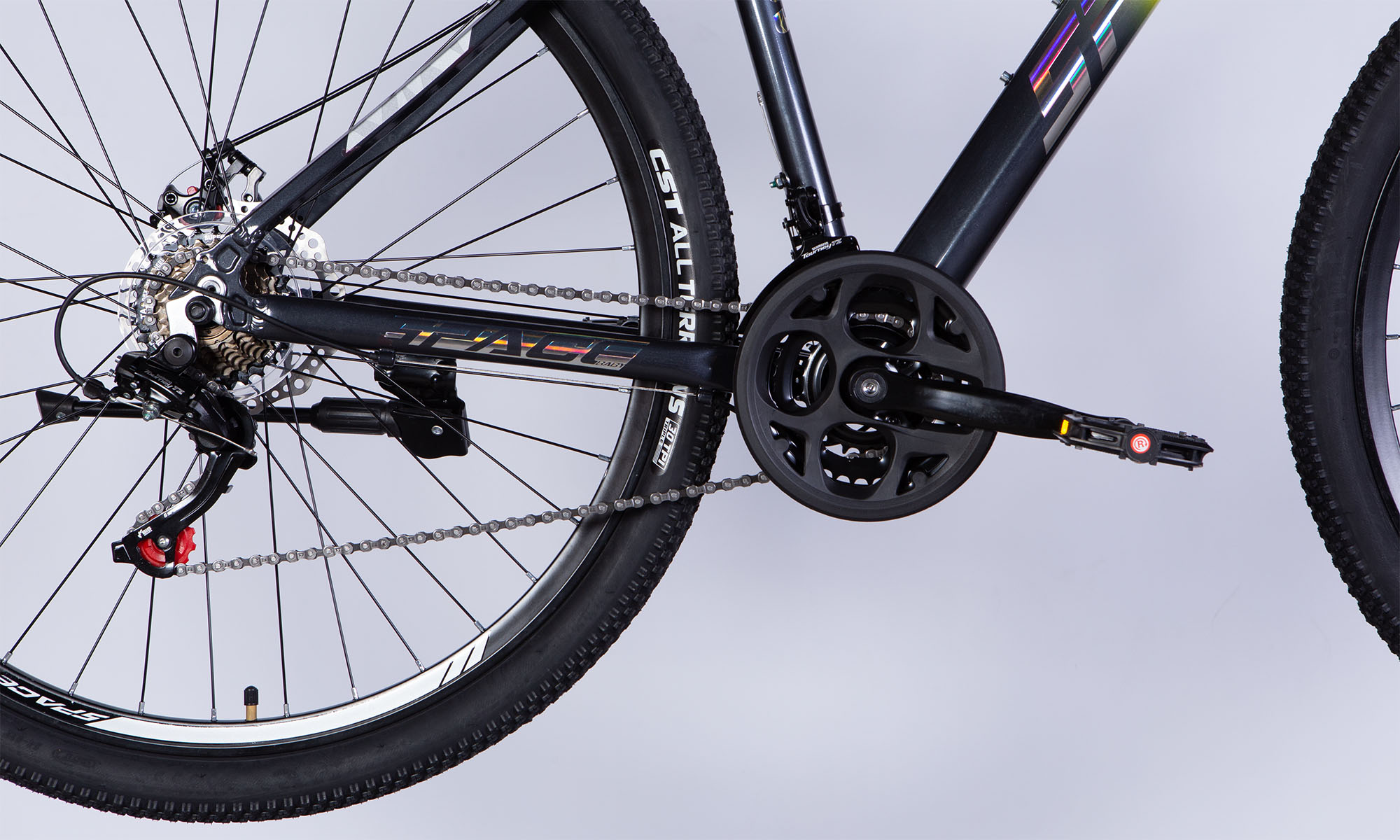 Велосипед SPACE PHAETON DD FR 29", AL, размер M, рама 18", 2025, серо-желтый 2