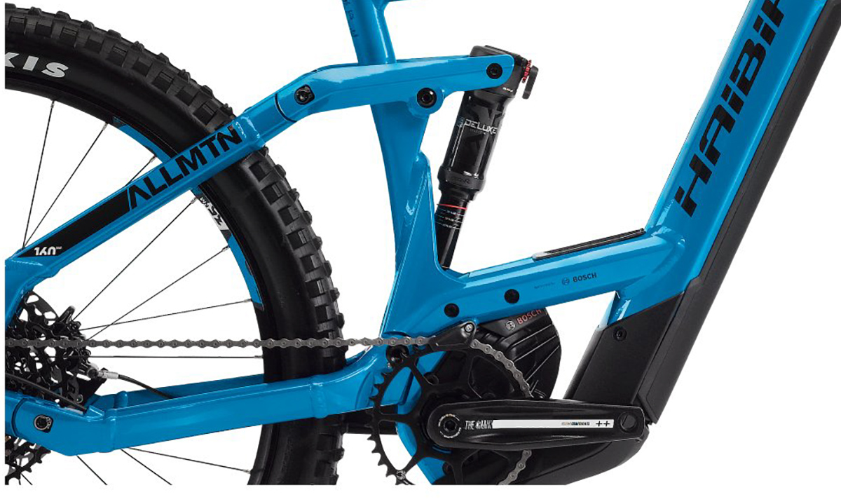 Фотографія Електровелосипед Haibike XDURO AllMtn 3.0 27,5" (2020) 2020 Синьо-чорний 5
