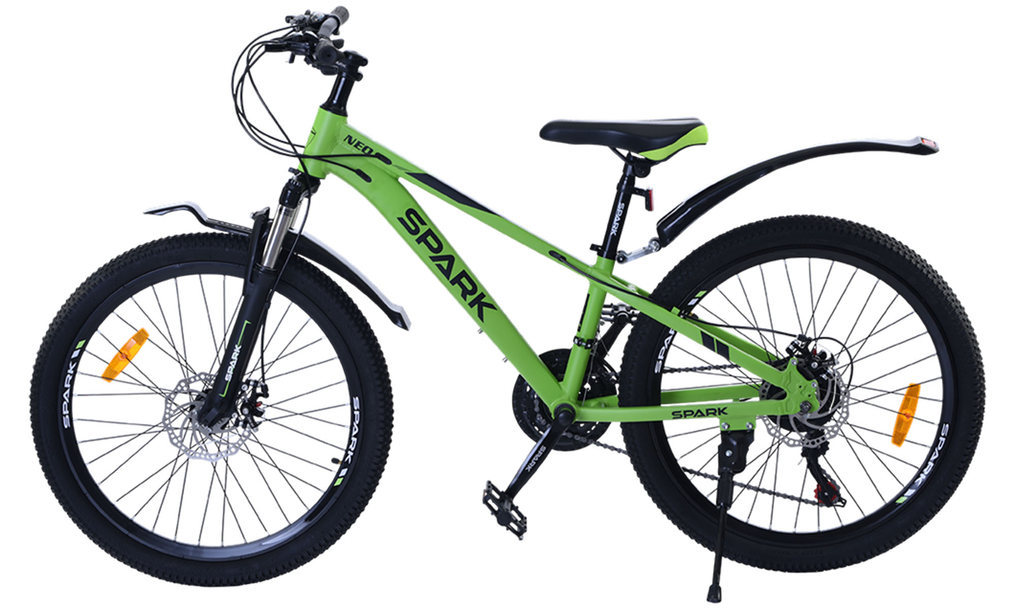 Велосипед SPARK NEO 24", розмір XXS, рама 11", рік 2026, зелений 2