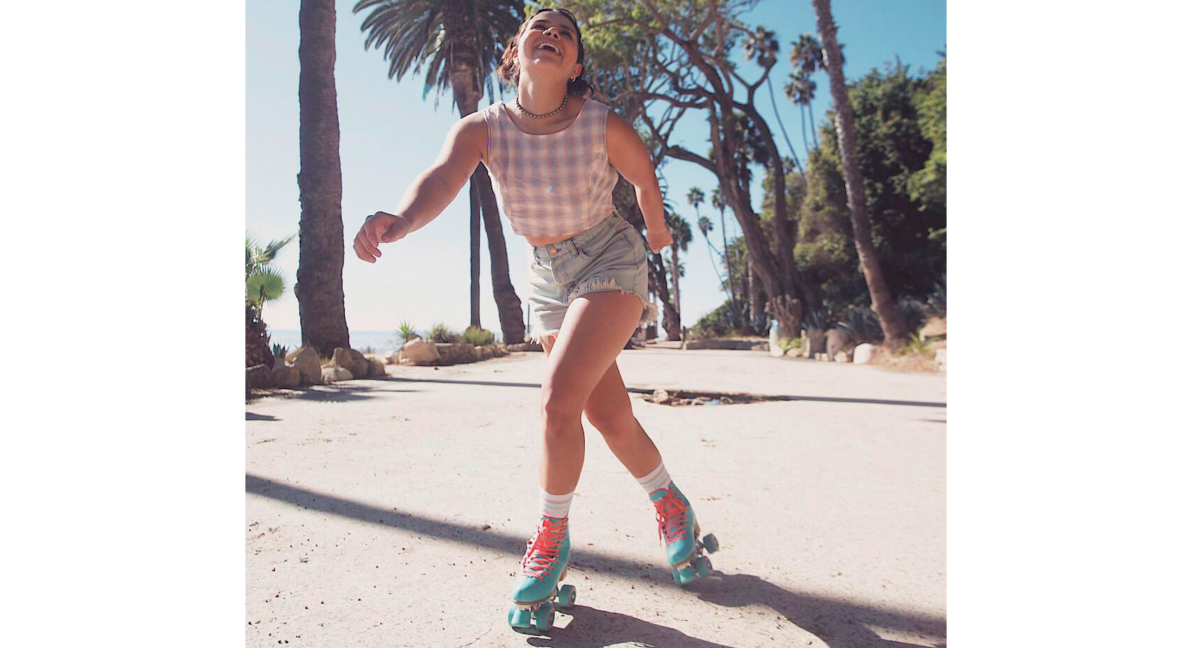 Ролики квади Impala AQUA, розмір 34 8