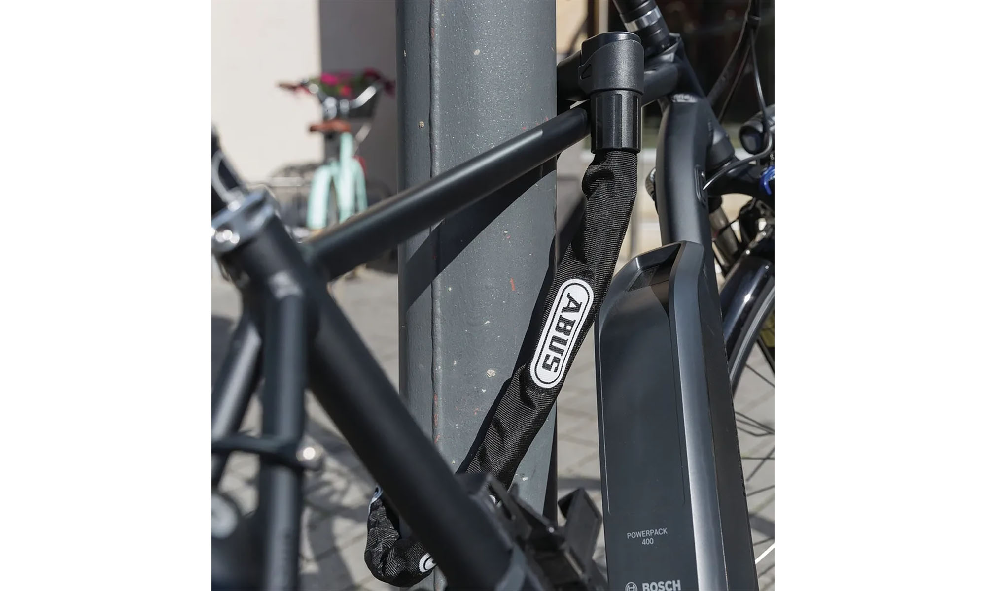 Замок с цепью ABUS 1010/110 City Chain, Black, черный 2