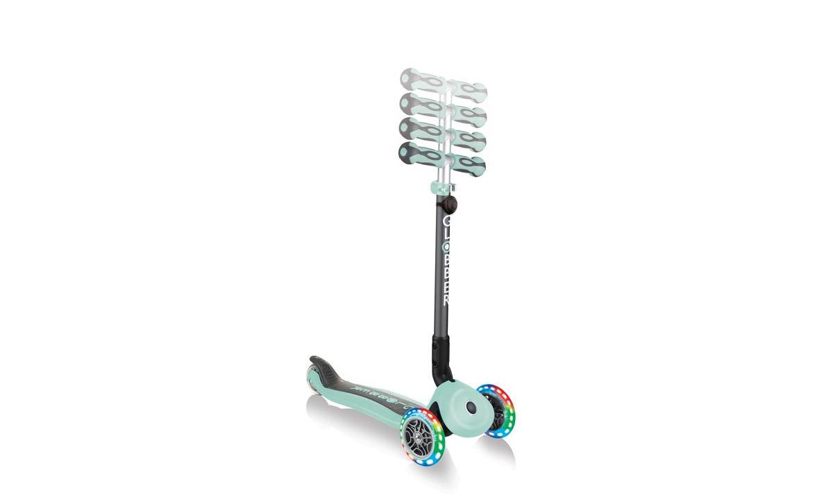 Самокат GLOBBER GO UP DELUXE LIGHTS 5в1 мятный, со светящимися колёсами 5 Самокат GLOBBER GO UP DELUXE LIGHTS 5в1 мятный, со светящимися колёсами 5