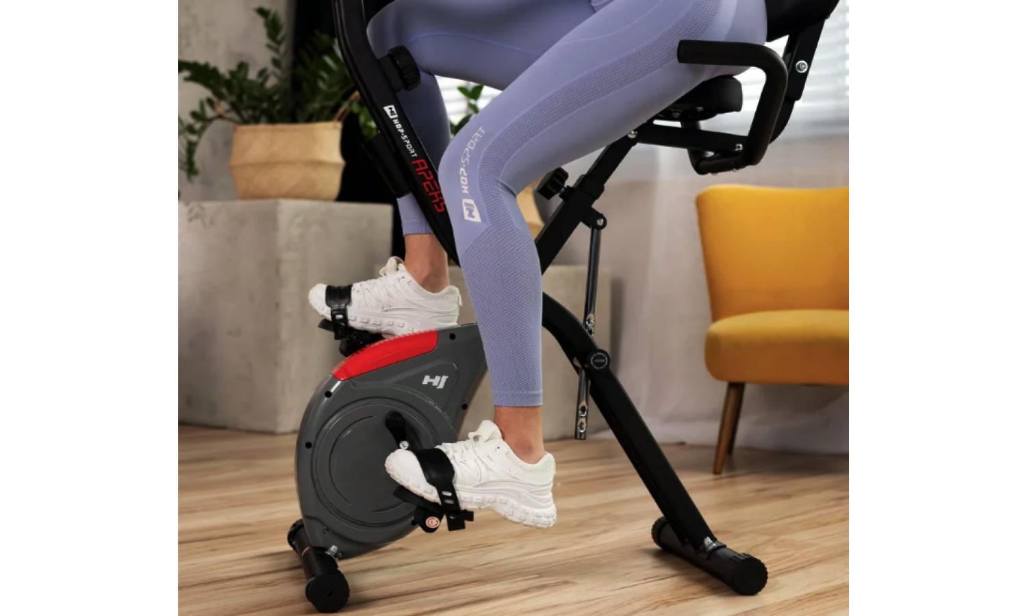 Велотренажер Hop-Sport HS-3030X Apeks X-Bike серый 5