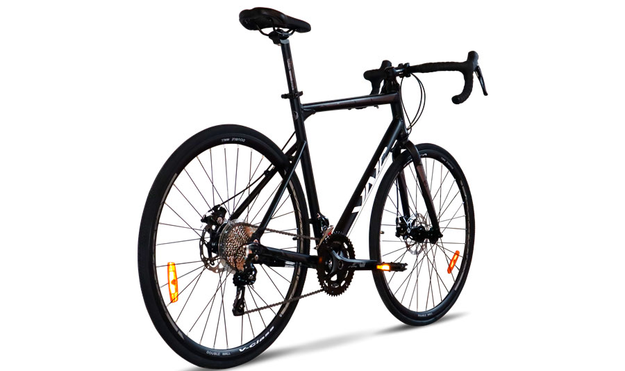 Фотография Велосипед VNC PrimeRacer A7 28" размер L рама 55 см 2022 Черно-серый 3