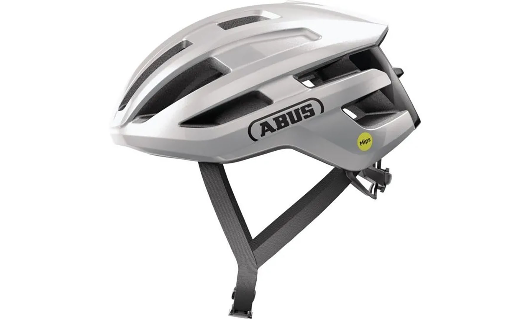Велошолом спортивний ABUS POWERDOME MIPS gleam silver, розмір M (54-58 см) 