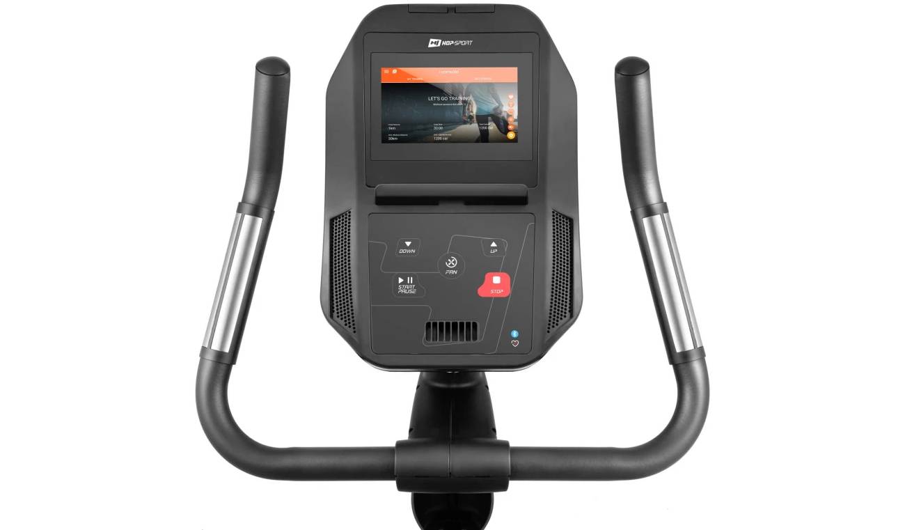 Велотренажер Hop-Sport HS-300H Aspect 2022 з телеметричним поясом + мат під тренажер 5