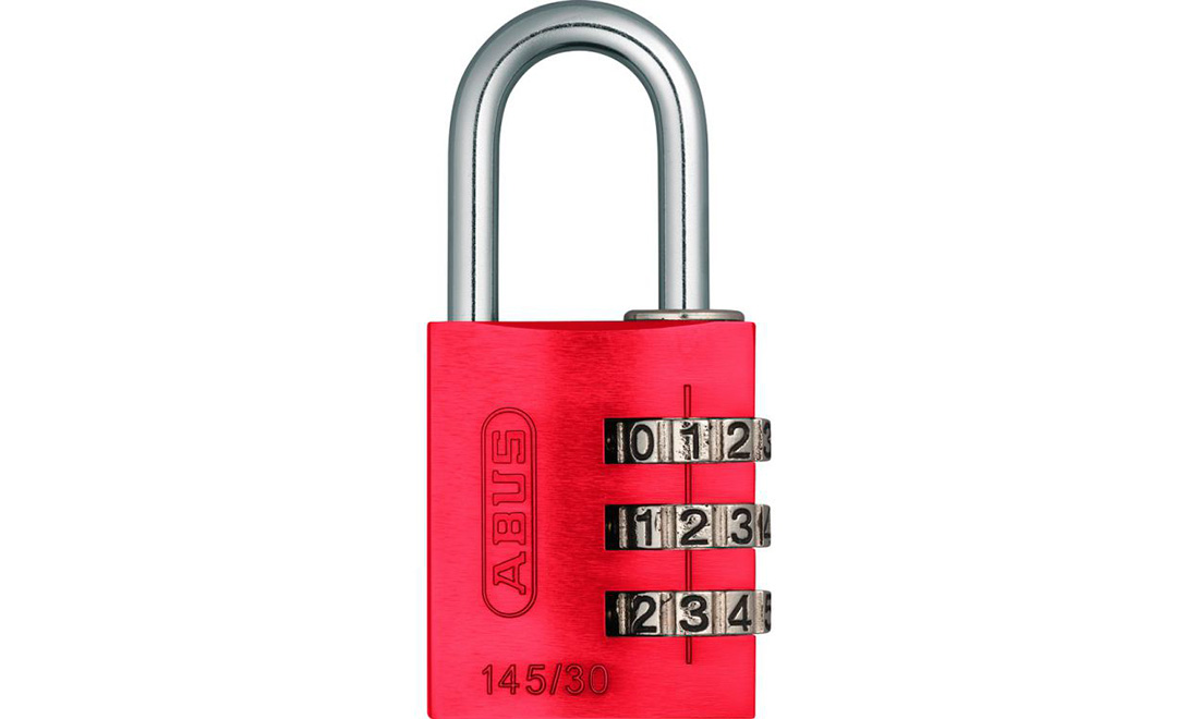 Фотография Замок навесной ABUS 145/30 Black  Red