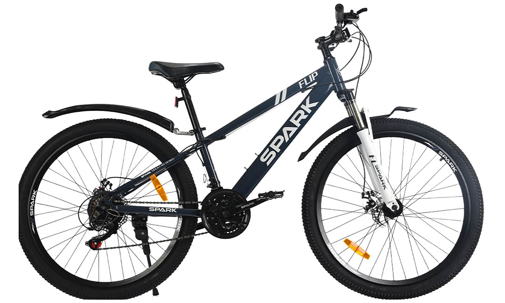 Велосипед SPARK FLIP 26", розмір XS, рама 13", рік 2026, темно-сірий 