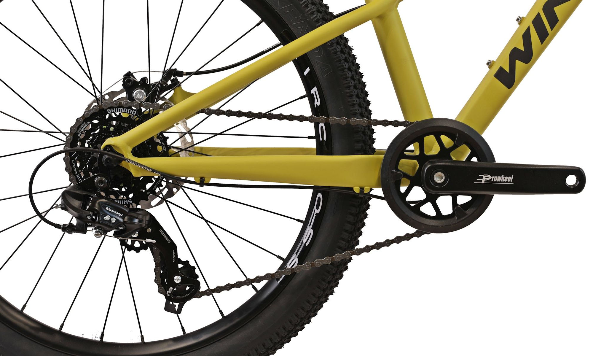 Велосипед WINNER BULLET 24", размер XXS, рама 12", 2025, Салатовый (мат)  6