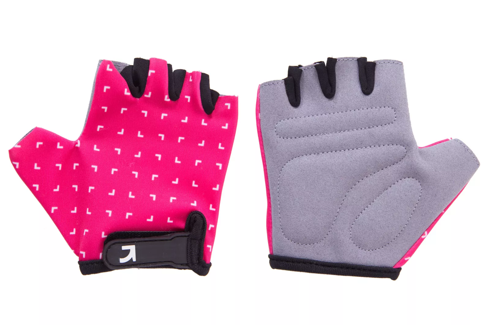 Перчатки детские Green Cycle MIA без пальцев, розово-белые, XS
