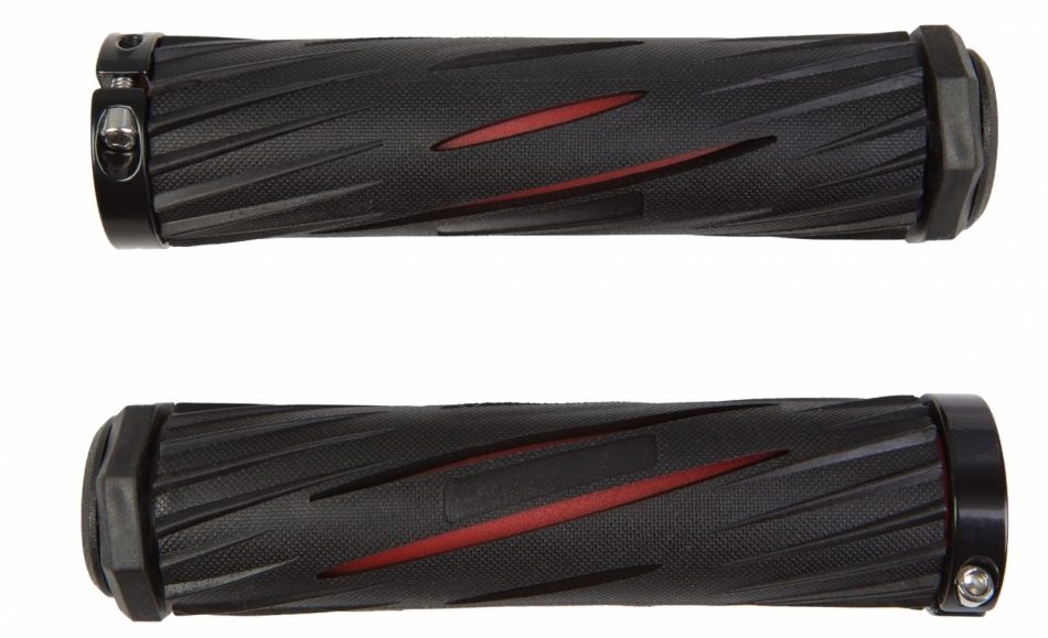 Грипсы BeCool GR6432, 130мм, черный-красны 