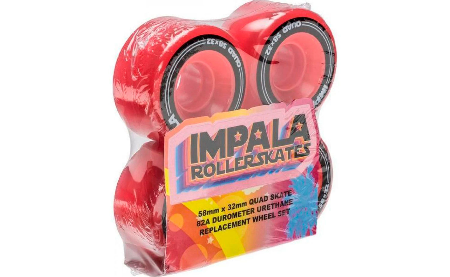 Фотографія Колеса для роликів Impala 4 Pack - Red 2