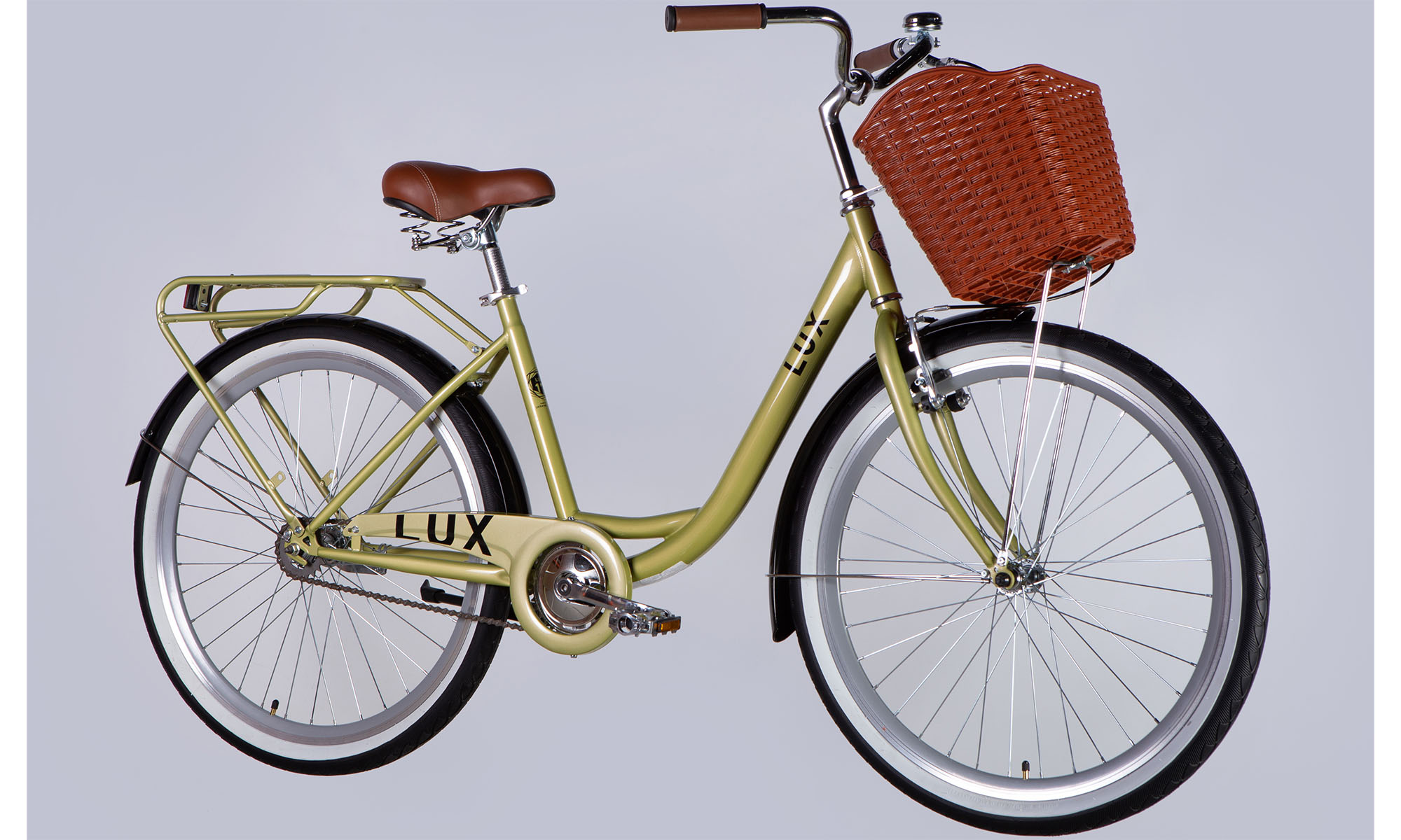 Велосипед Dorozhnik LUX Velosteel 26", розмір M, рама 17", рік 2025, блідо-зелений 6