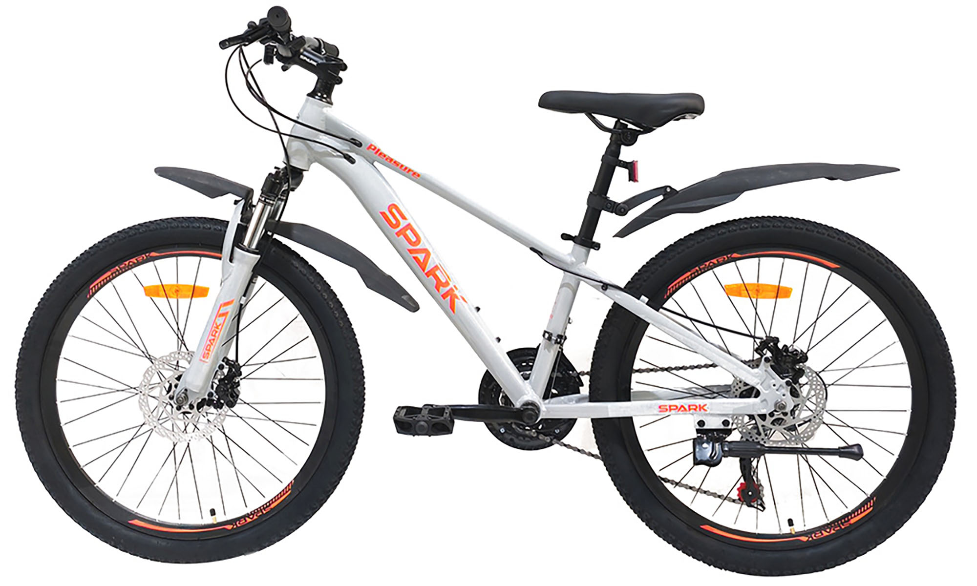 Велосипед SPARK PLEASURE 24", розмір XXS, рама 12", 2025, світло-сірий 3