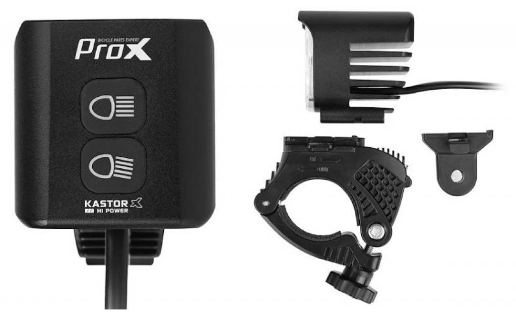 Фара передня ProX Kastor X HI POWER 2000Lm 5000mAh USB-c чорний 3