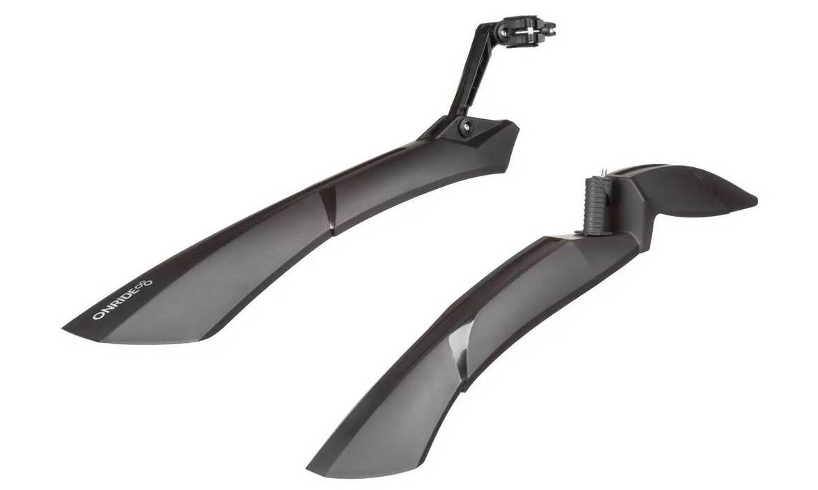 Комплект крыльев Onride Brut 30 24"/26"/29", размер: переднее: 500х70; заднее: 540х70 мм, черный Комплект крыльев Onride Brut 30 24"/26"/29", размер: переднее: 500х70; заднее: 540х70 мм, черный