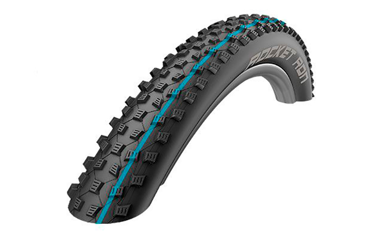 Фотография Покрышка Schwalbe 27.5x2.25 650B (57-584) ROCKET RON SnakeSkin, TL-Easy, Evolutoin Folding B/B-SK HS438 Addix Spgrip 67EPI EK black