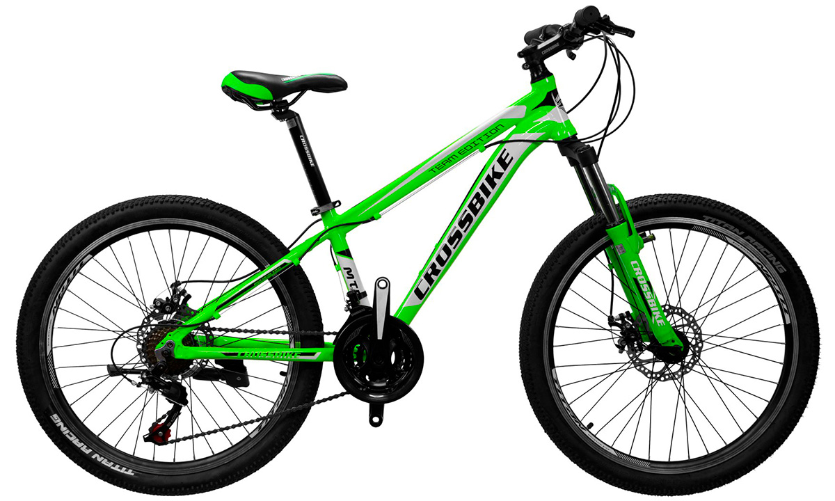 Фотографія Велосипед Cross Hunter 24" (2020) 2020 Зелений