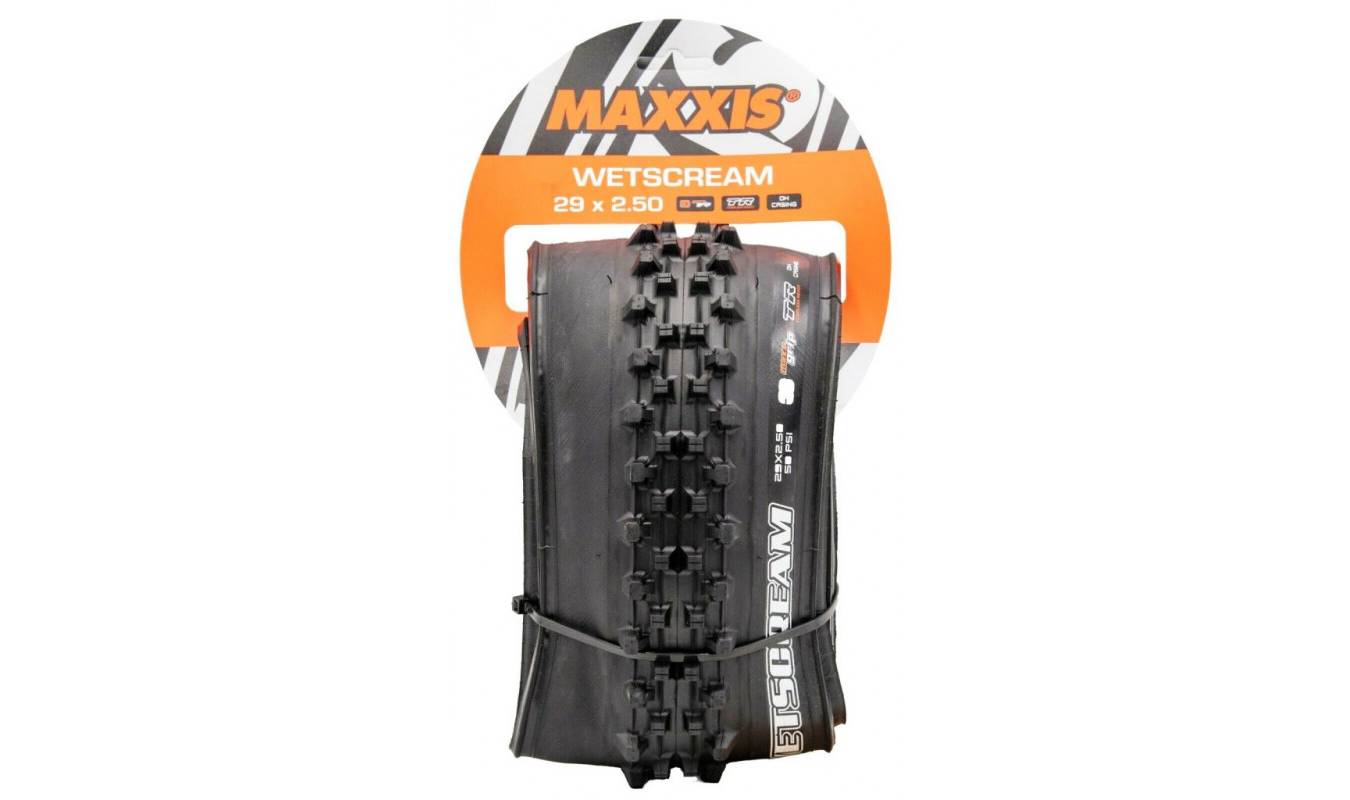 Фотографія Покришка Maxxis WETSCREAM 29X2.50 TPI-60X2 Foldable 3CG/DH/TR 4