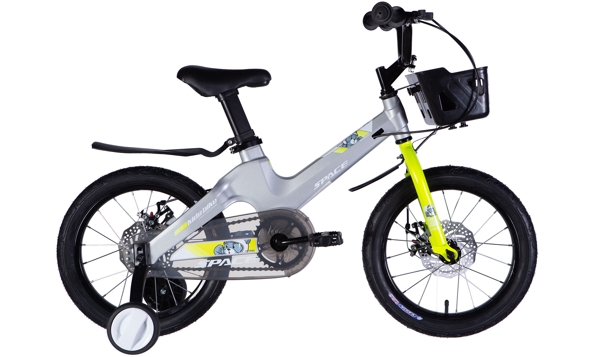 Фотографія Велосипед SPACE KID MOON DD 16", размер XXS, рама-9", 2025, серый