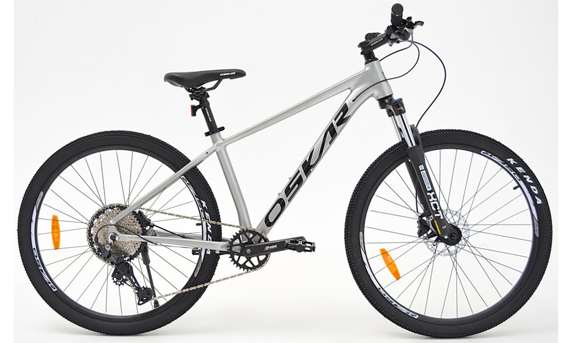 Велосипед Oskar Phantom 27.5", размер S, рама 16", год 2026, серый матовый Велосипед Oskar Phantom 27.5", размер S, рама 16", год 2026, серый матовый