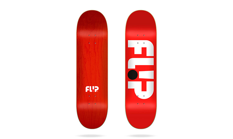 Дека Flip Odyssey Logo Red 8.25"x32.31" Красный