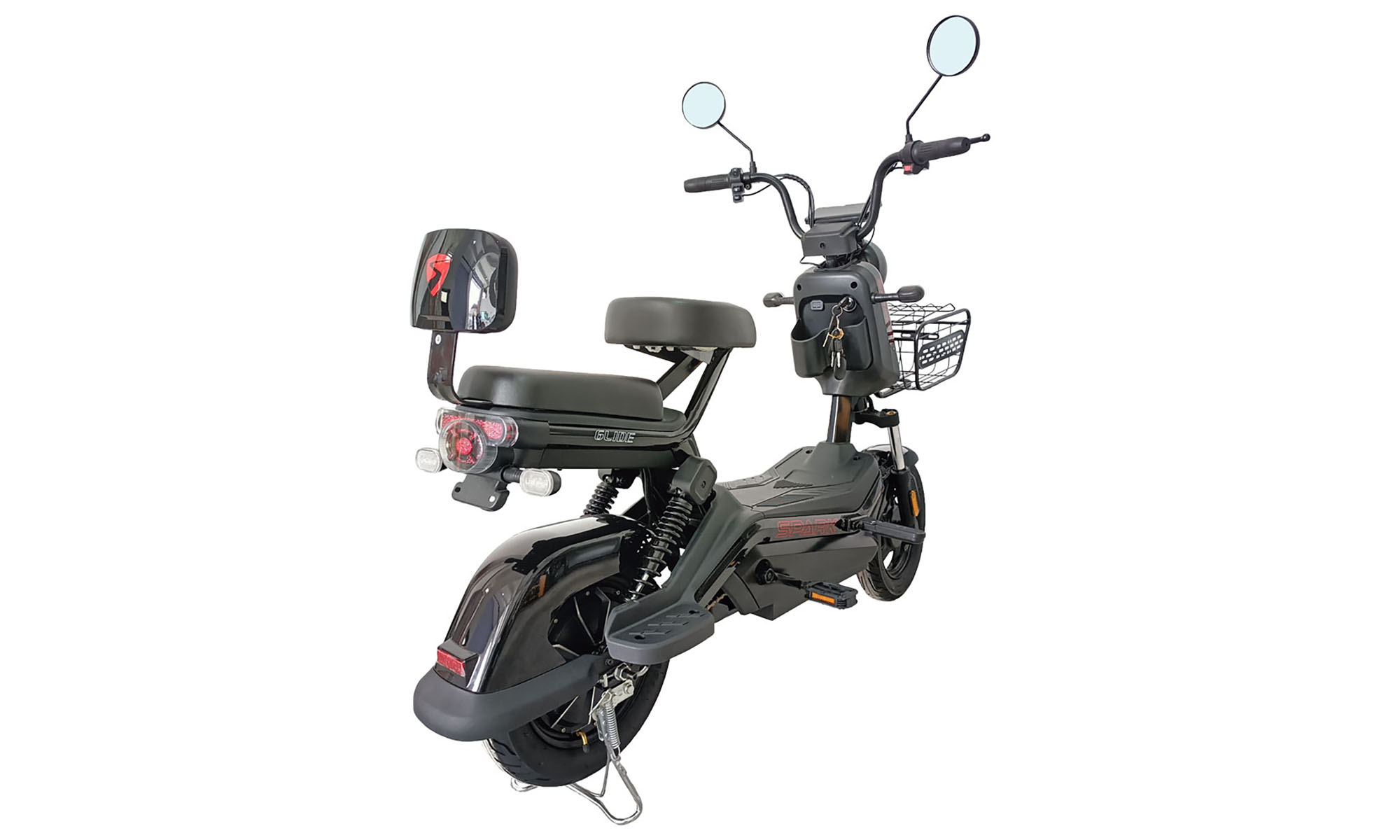 Велосипед с электромотором SPARK GLIDE 14" 60V/500W/20Ah Черный 4