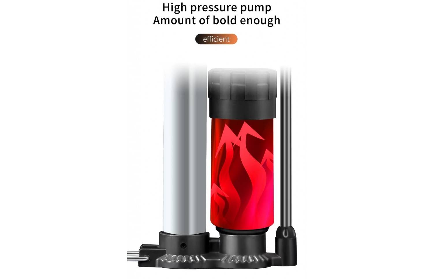 Насос напольный BEE Р32ВС-03 сталь AV/FV с манометром, серый 3