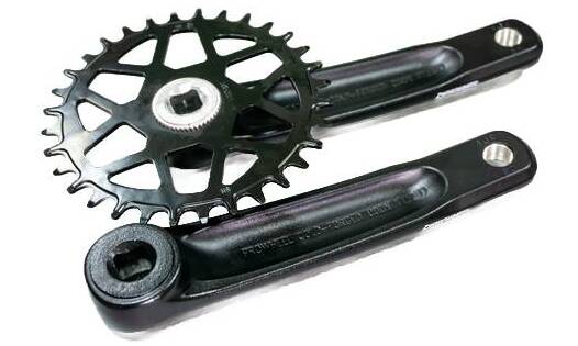 Комплект шатунов Prowheel C10Y-NW, под квадрат, 175 мм, 32T, на 11/10/9 ск, черный Комплект шатунов Prowheel C10Y-NW, под квадрат, 175 мм, 32T, на 11/10/9 ск, черный