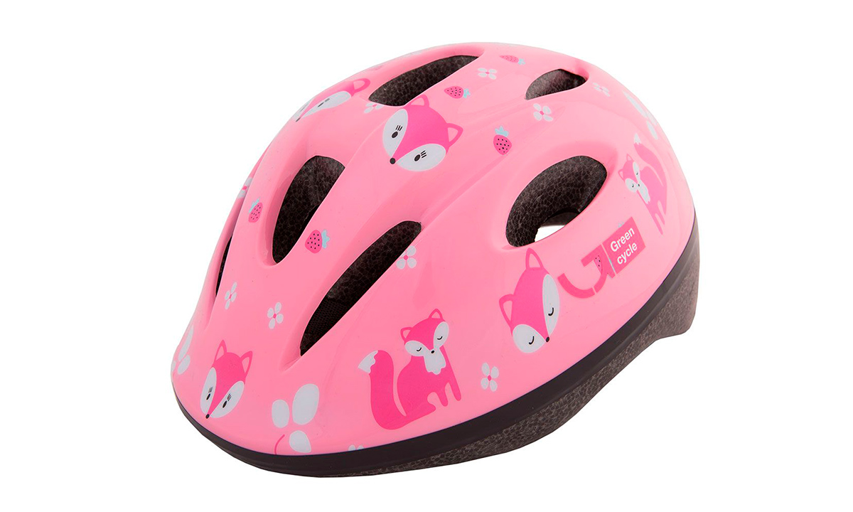 Фотография Шлем детский Green Cycle Foxy  размер S (48-52 см), Розовый 