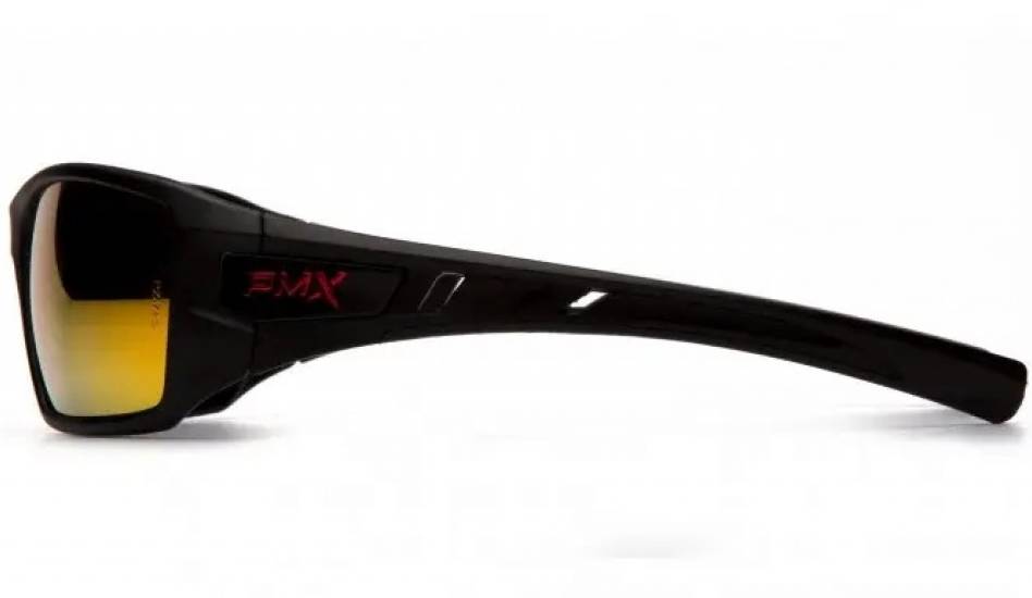 Велоочки Pyramex Velar зеркальные оранжевые 2