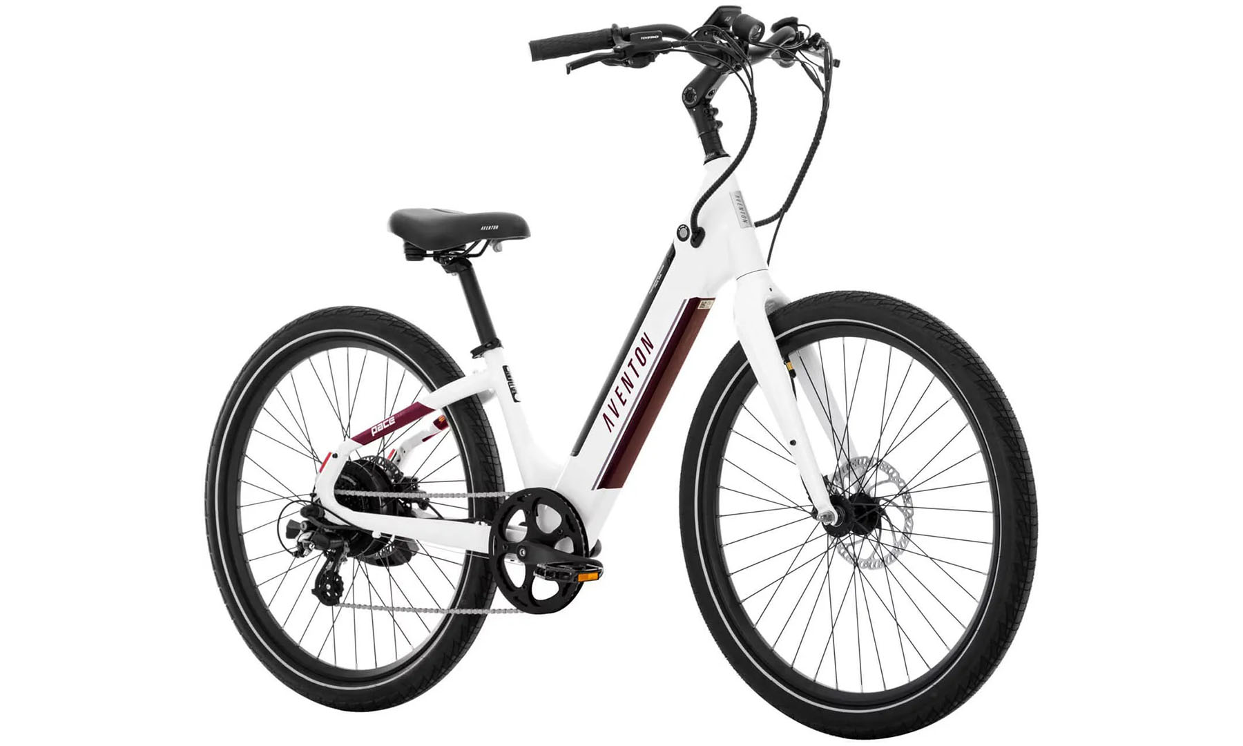 Фотографія Електровелосипед Aventon Pace.3 ST 500 27,5" рама M 2024 Ghost White 5