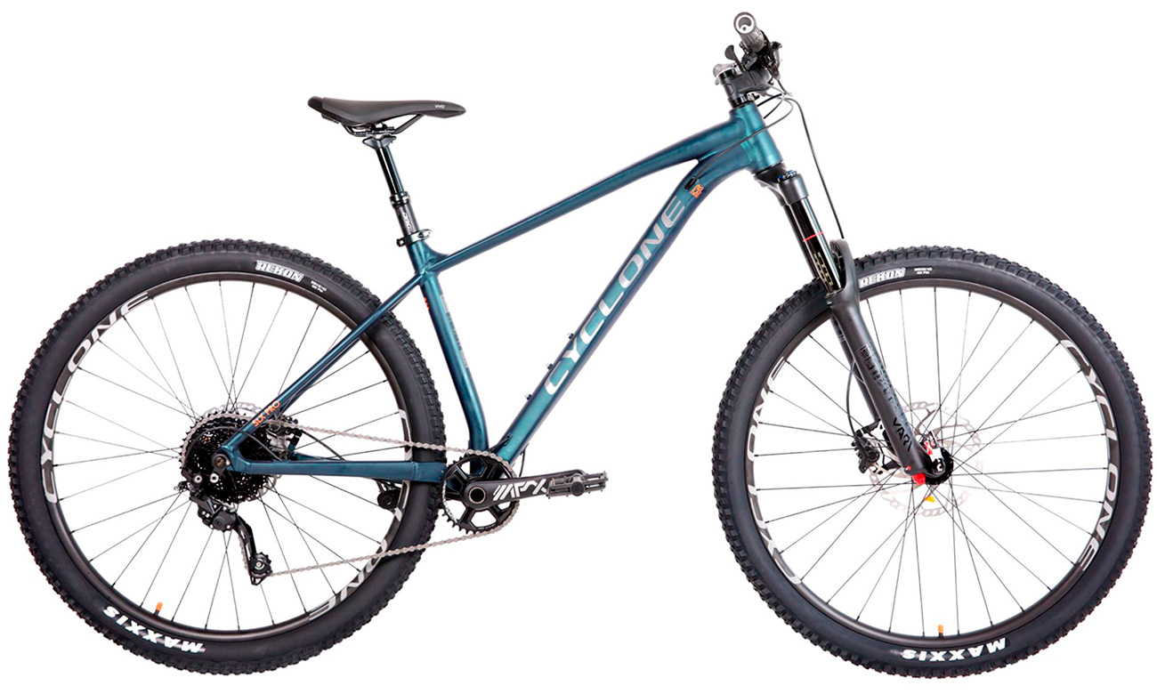 Велосипед Cyclone SLX PRO Trail 29" 2021, розмір S зелений