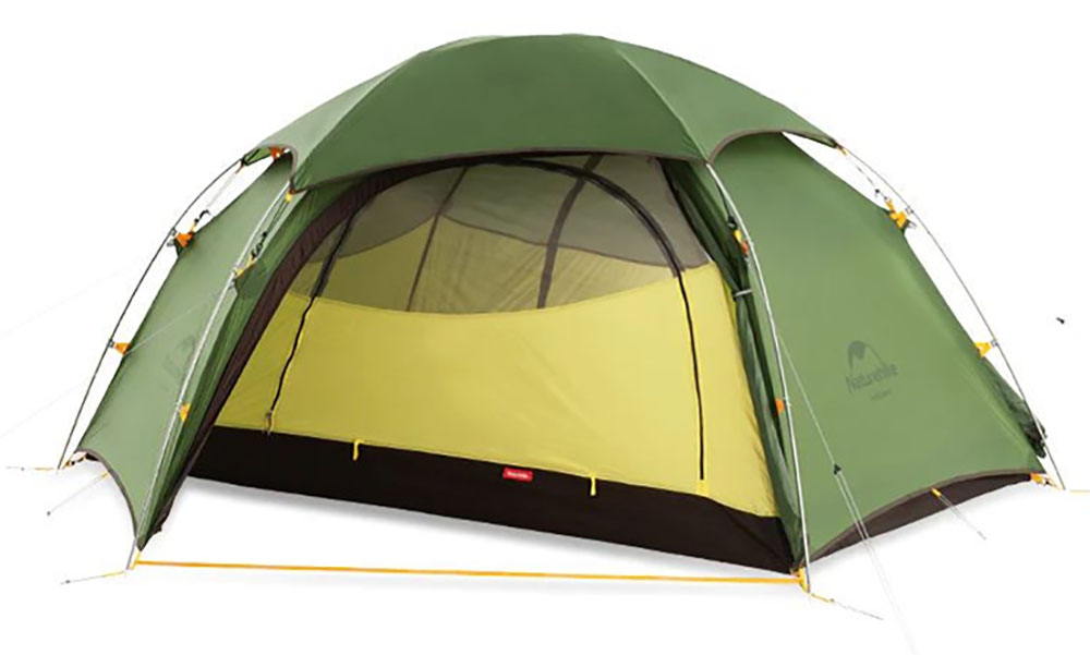 Намет двомісний із сферичним куполом Naturehike Cloud Peak II (NH17K240-Y) темно-зелений 2