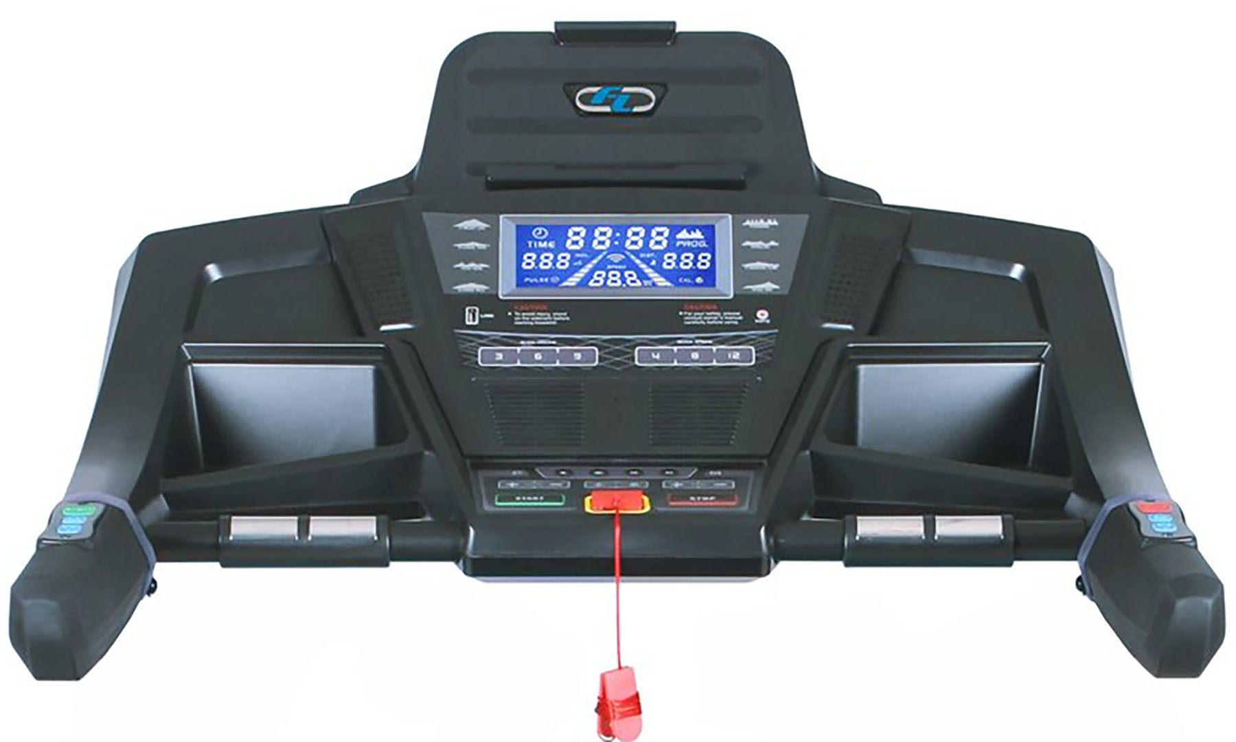 Беговая дорожка FitLogic T26C черно-синяя 2 Беговая дорожка FitLogic T26C черно-синяя 2