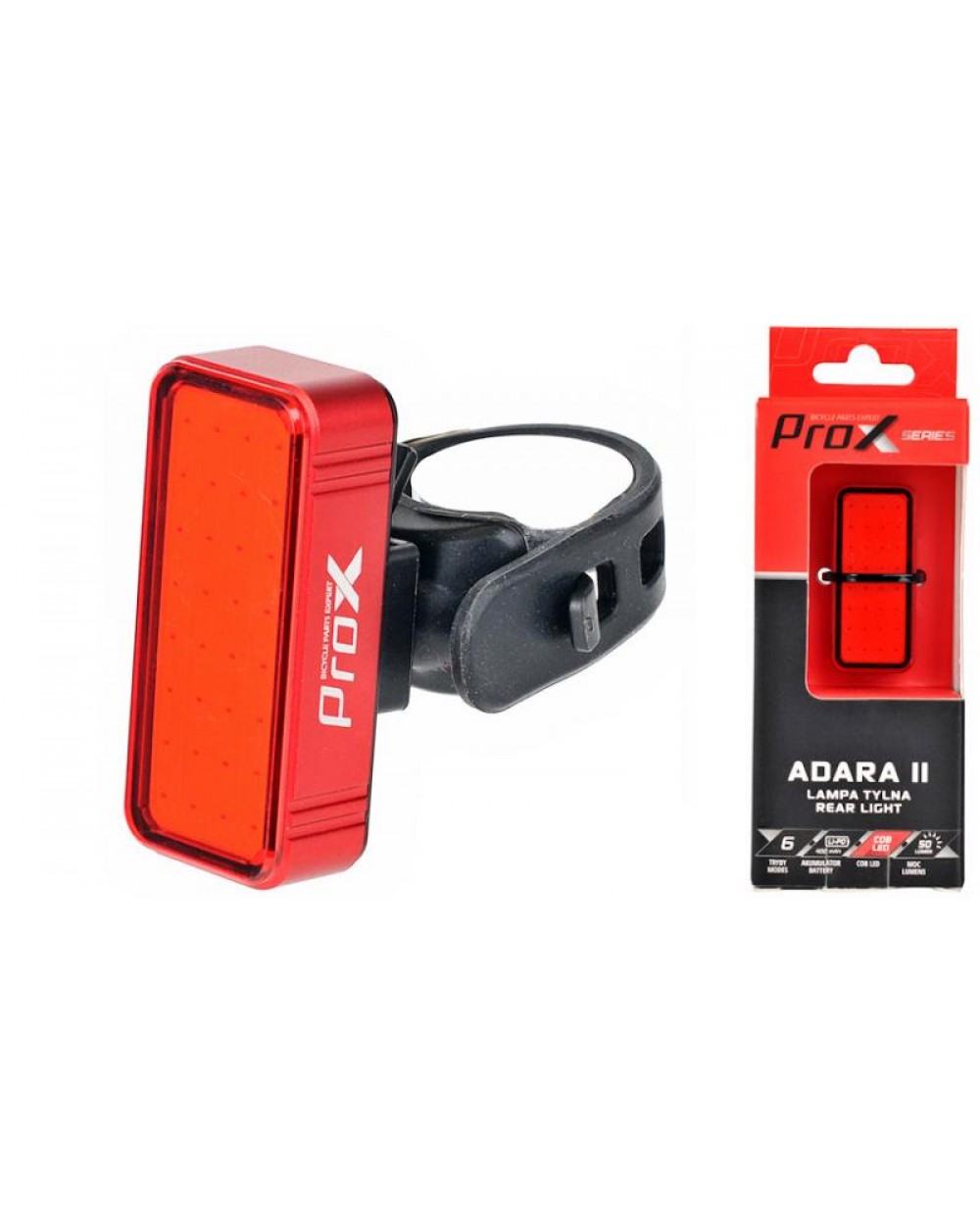 Фара задня ProX Adara II 50лм, 400 mAh, USB-C 2