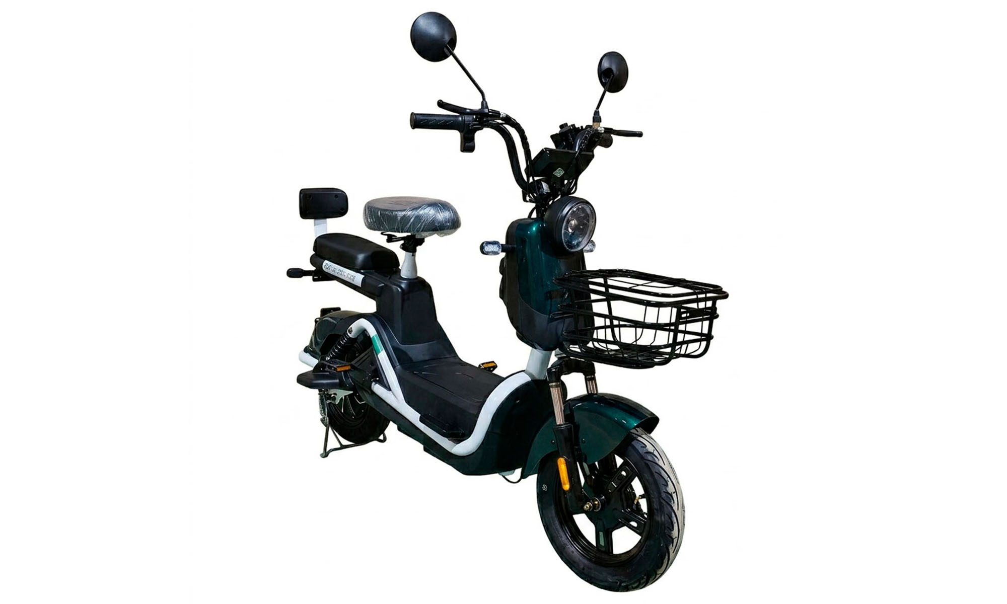 Велосипед с электромотором SPARK R7 10", размер One Size, рама 14", 60V/800W/25Ah, год 2026, зелёный 3 Велосипед с электромотором SPARK R7 10", размер One Size, рама 14", 60V/800W/25Ah, год 2026, зелёный 3