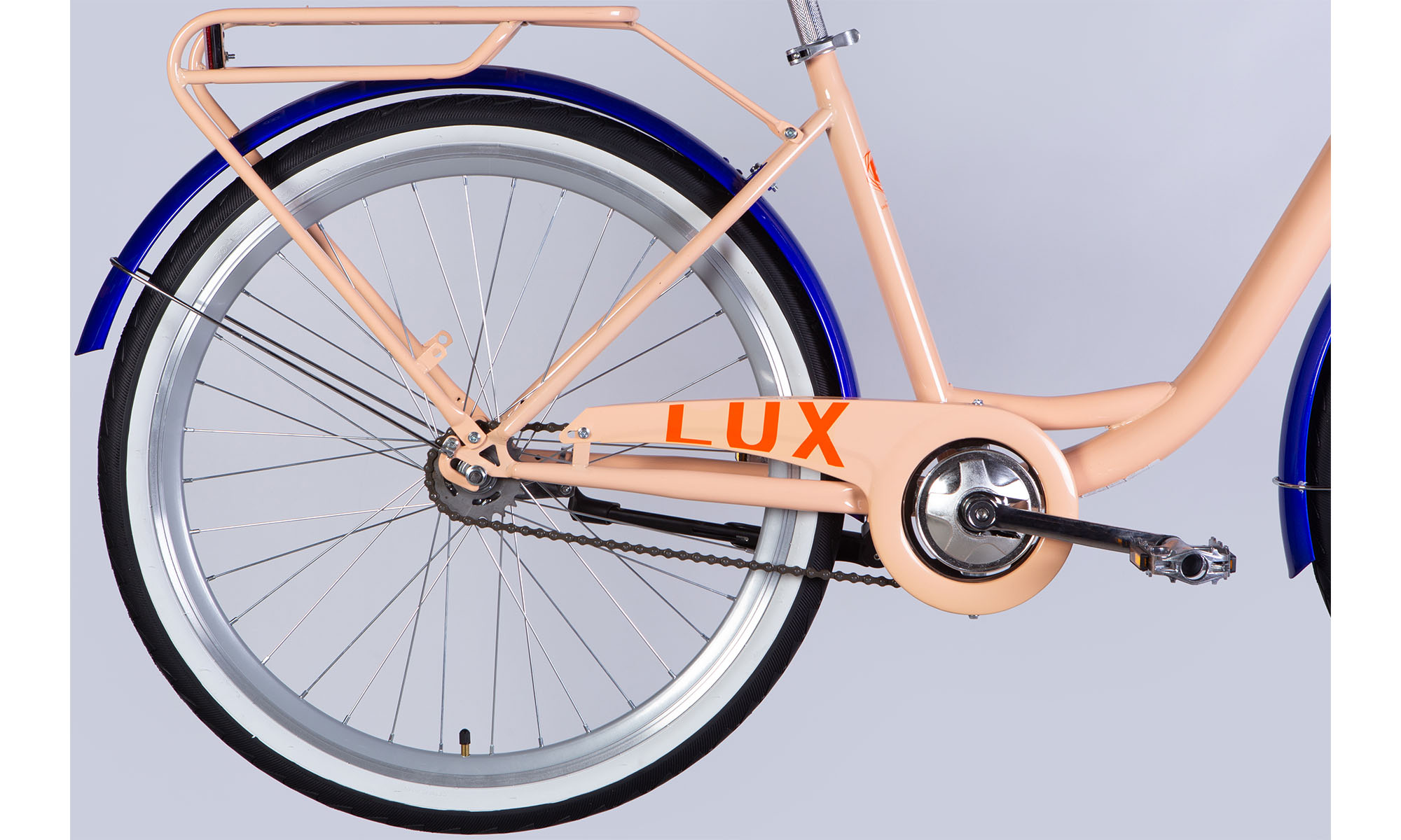 Фотография Велосипед Dorozhnik LUX Velosteel 26", размер M, рама-17", 2025, светло-розовый 5