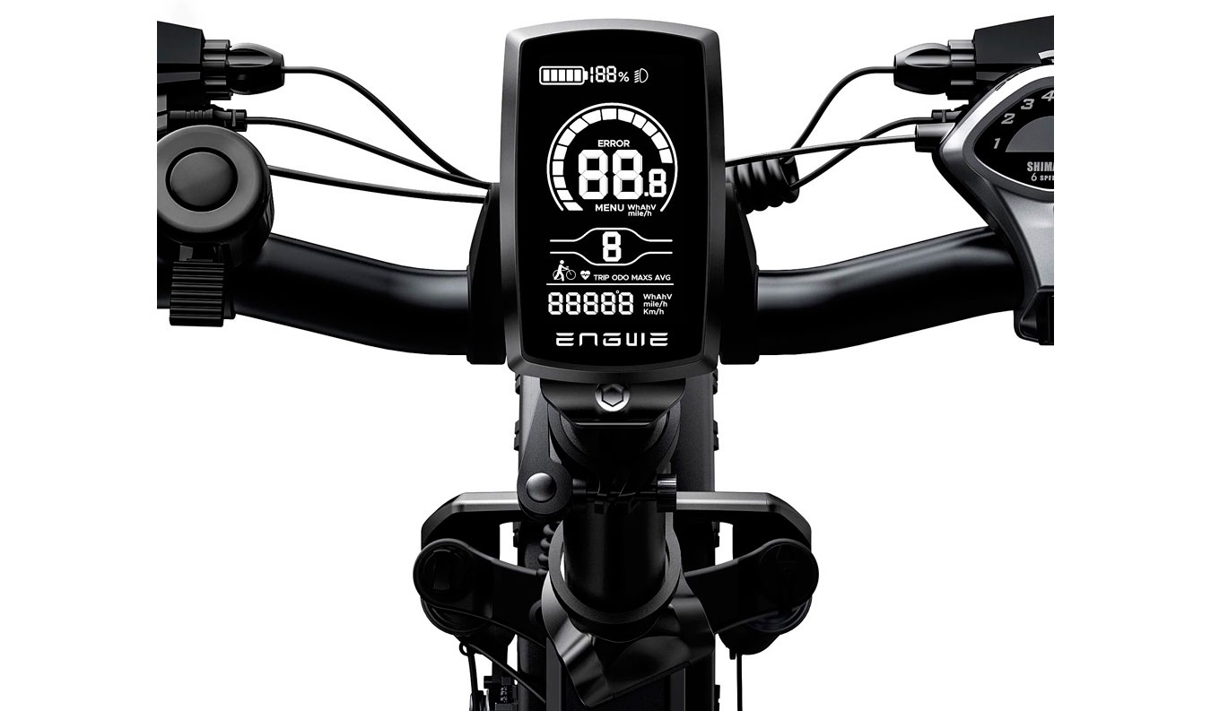 Електровелосипед Engwe C20 Pro (250 Вт, 16 А/рік, 36 В), 20", чорний 6 Електровелосипед Engwe C20 Pro (250 Вт, 16 А/рік, 36 В), 20", чорний 6