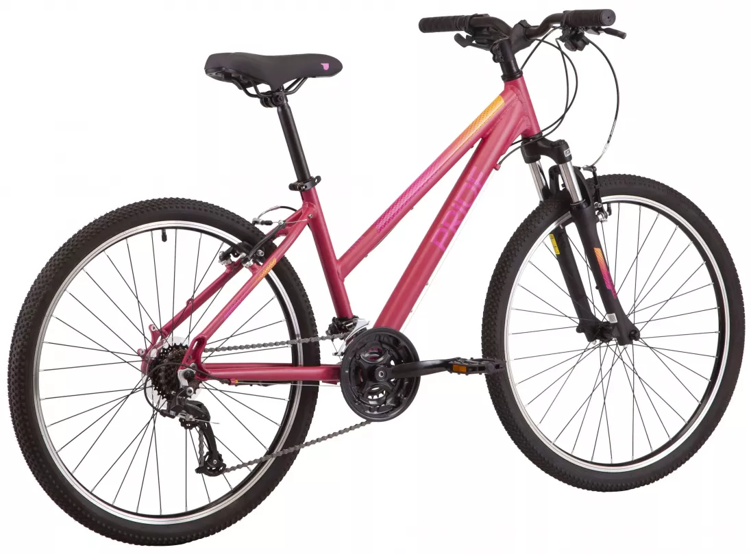 Велосипед Pride STELLA 6.1 MICROSHIFT 26" рама L (2022) Бордовий 3