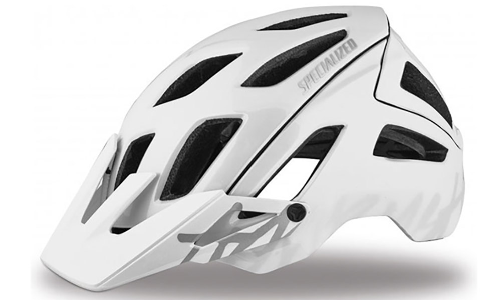 Фотография Шлем Specialized AMBUSH HLMT CE GLOSS WHT/GRY LOGO размер L, бело-серый (60216-1304) 