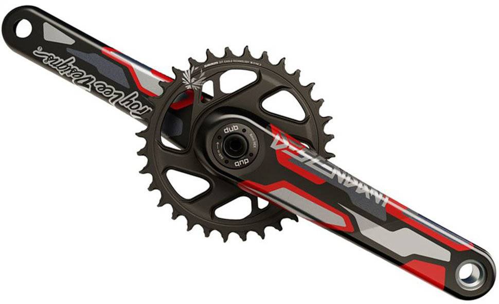 Шатуны TRUVATIV Descendant Troy Lee Designs DH DUB83 165 Звезда 36Т Красный 2 Шатуны TRUVATIV Descendant Troy Lee Designs DH DUB83 165 Звезда 36Т Красный 2