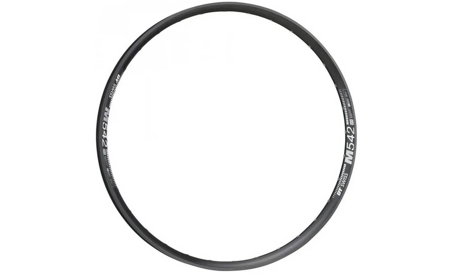 Обод DT Swiss M 542, 27.5", размер 584×35 мм, 28 отверстий, ниппель Presta, дисковые тормоза, черный 