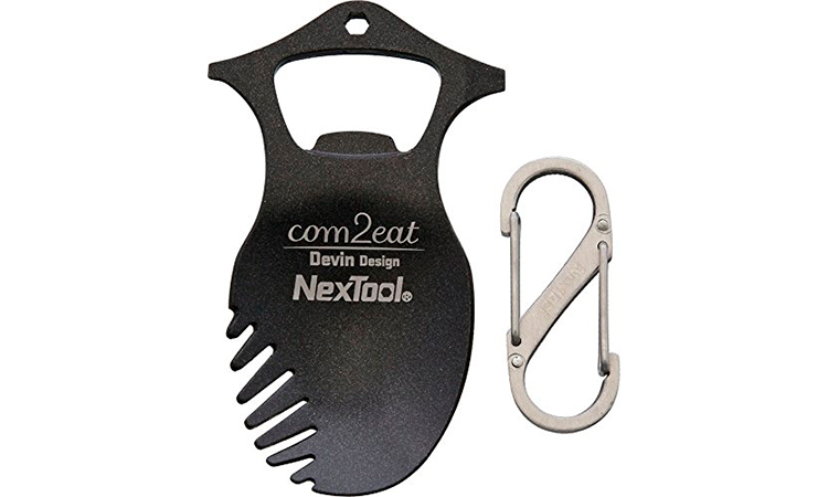 Фотография Мини-Мультитул NexTool BOTLLE OPENER & Cutlery Com2eat KT5013B черный