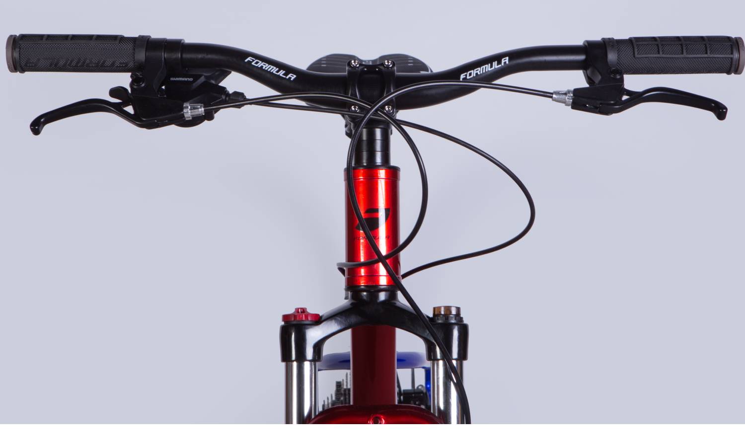Велосипед Formula F-1 DD 26" розмір XS рама 13" 2025 червоно-синій 2