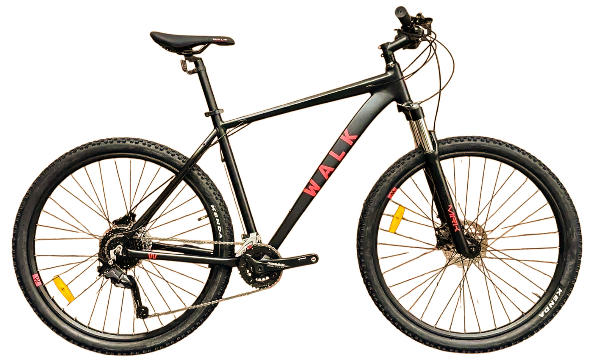 Велосипед Walk Avalon 29", размер XL, рама 21, год 2025, черно-красный 