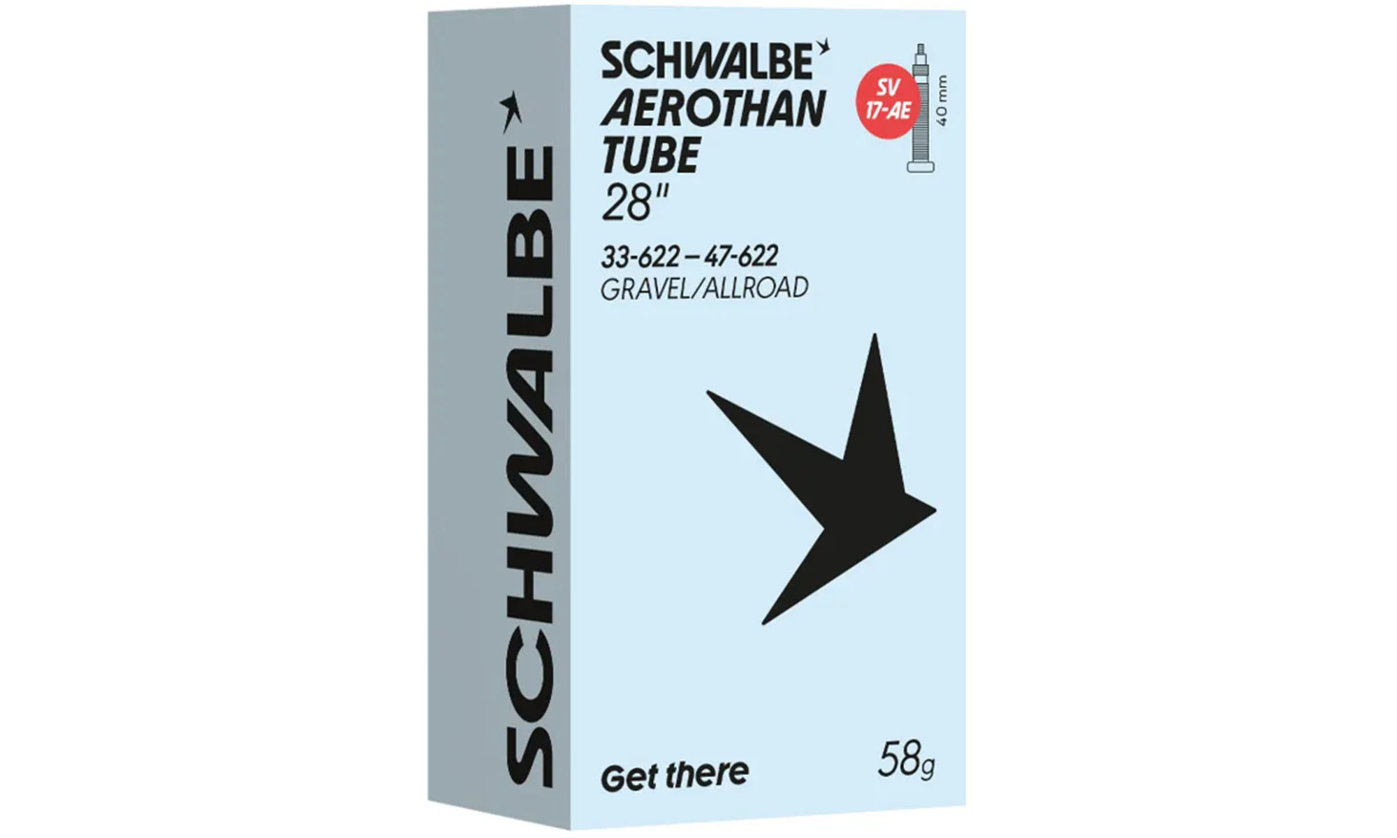 Камера TPU 28" (33/47-622) Schwalbe SV17-AE AEROTHAN, Alu 40mm Камера TPU 28" (33/47-622) Schwalbe SV17-AE AEROTHAN, Alu 40mm