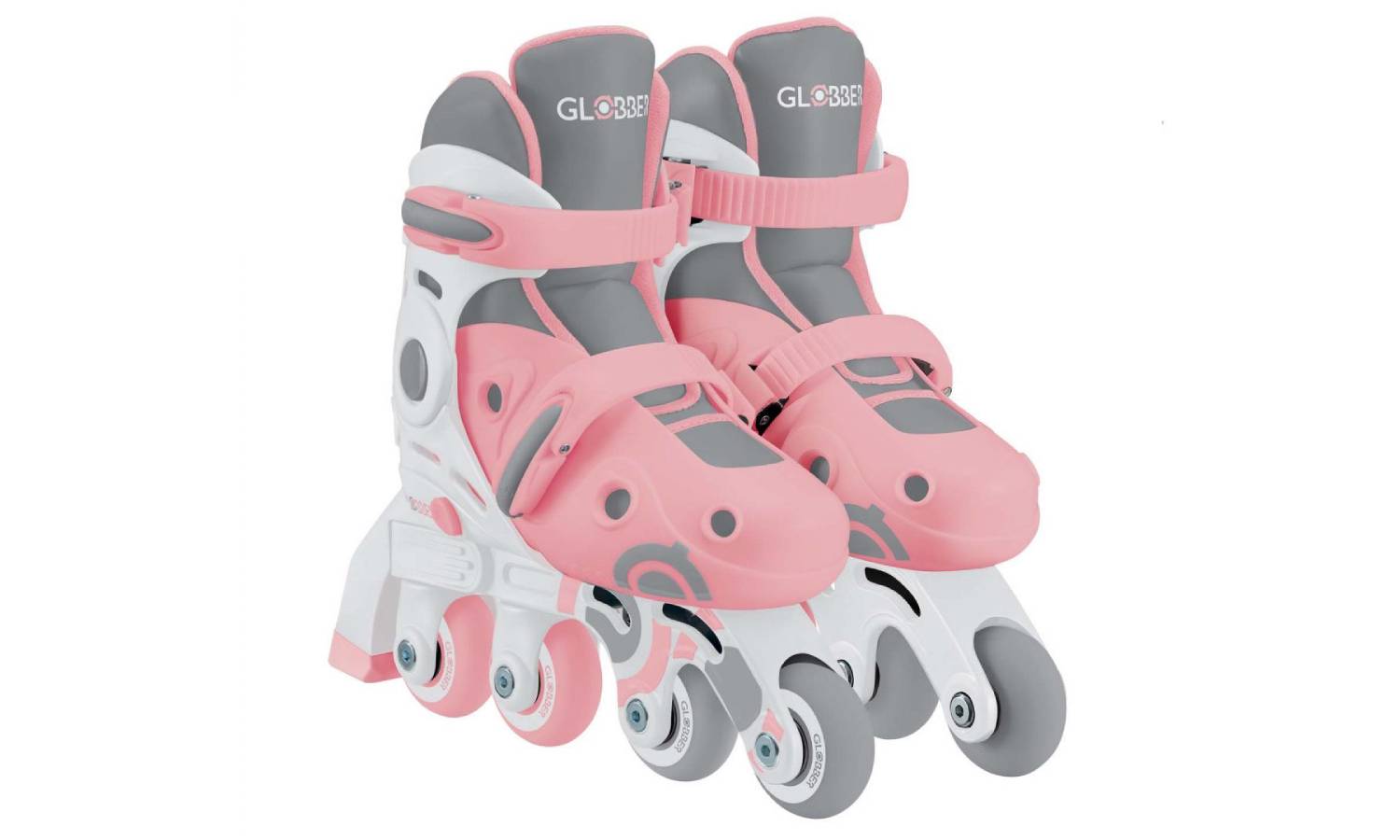 Роликовые коньки GLOBBER 2в1 пастельно-розовые размер 26-29 2