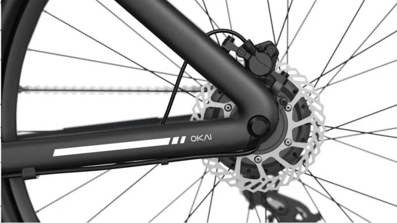 Электровелосипед OKAI EB60 28", 350(550)W, 9,6Ah, NFC, App, черный 4