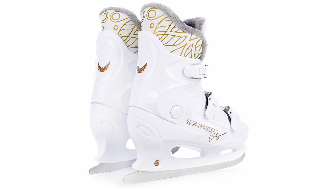 Фігури ковзани Температури льоду Лебедя розміром 43 Білий 6